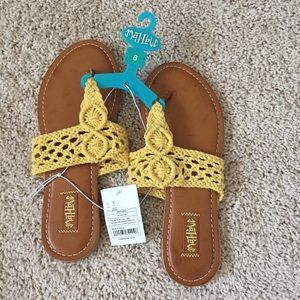 Mad Love Yellow Sandals